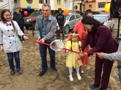 В Губинском округе открылась детская площадка  