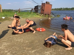 «Город добра» провел для молодежи школу-тренинг «Спасение на воде»