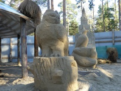 Подведены итоги I городского Фестиваля песчаных скульптур