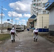 МУП «Жилкомсервис» продолжает дезинфекцию общественных пространств