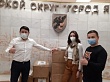 Предприниматели передали Окружной администрации города Якутска 20 тысяч медицинских масок 