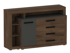 комод Глазго с дверью и 4-ящ 