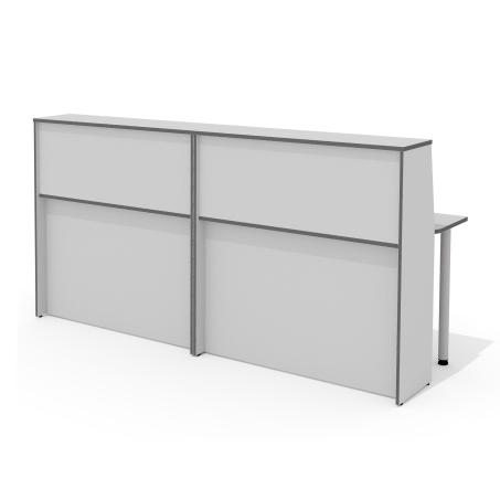 стойка администратора Агат 240 светло-серый 