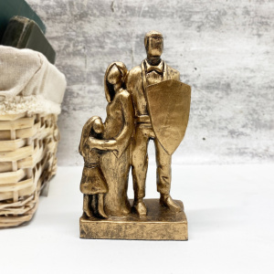 статуэтка Защитник семьи бронза 