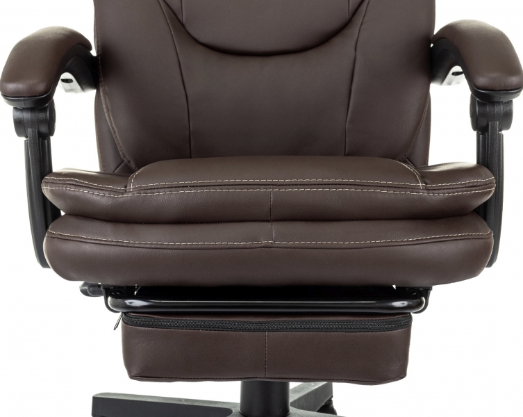 Фото - кресло руководителя Бюрократ CH-868N-BF с подставкой для ног 