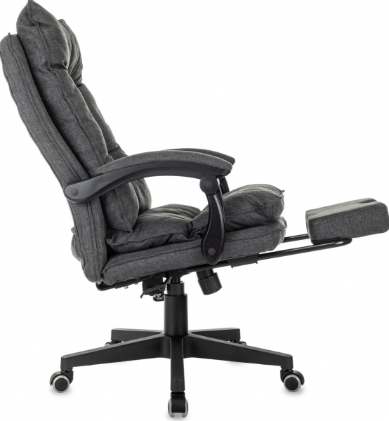 Фото - кресло руководителя Бюрократ CH-820MSG-F с подставкой для ног 