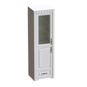 шкаф-витрина 1-дв Прованс 1-ящ 