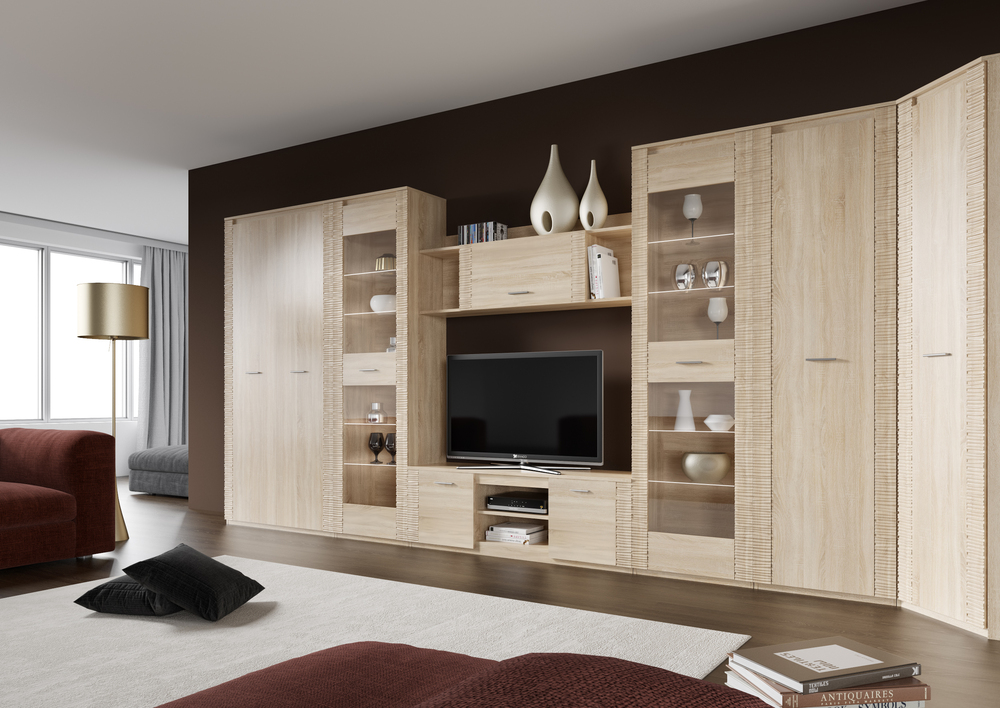 Фото - шкаф-витрина Элана 1-дв 