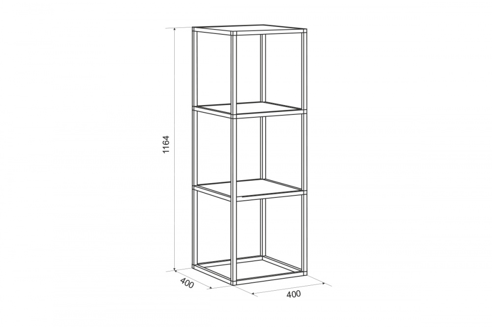Фото - стеллаж Куб 3 