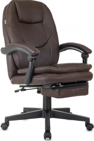 Фото - кресло руководителя Бюрократ CH-868N-BF с подставкой для ног 
