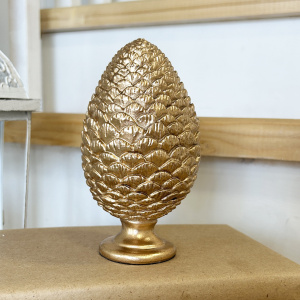 статуэтка Шишка золото 
