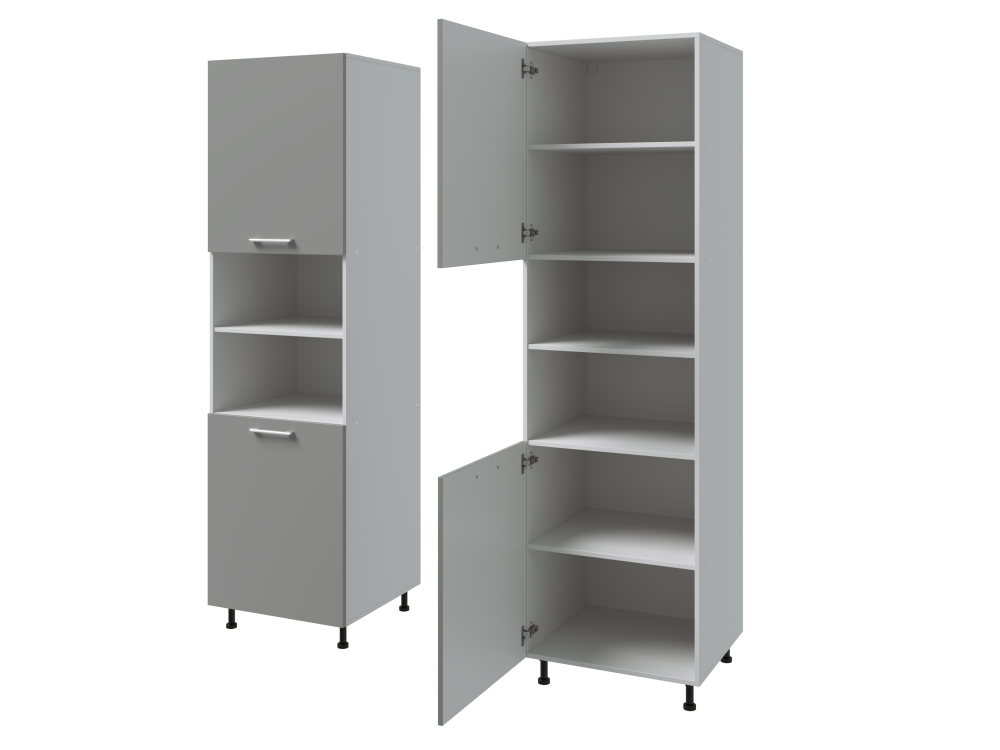 Фото - пенал Неста 60 2-дв с нишей п/духовку П60 