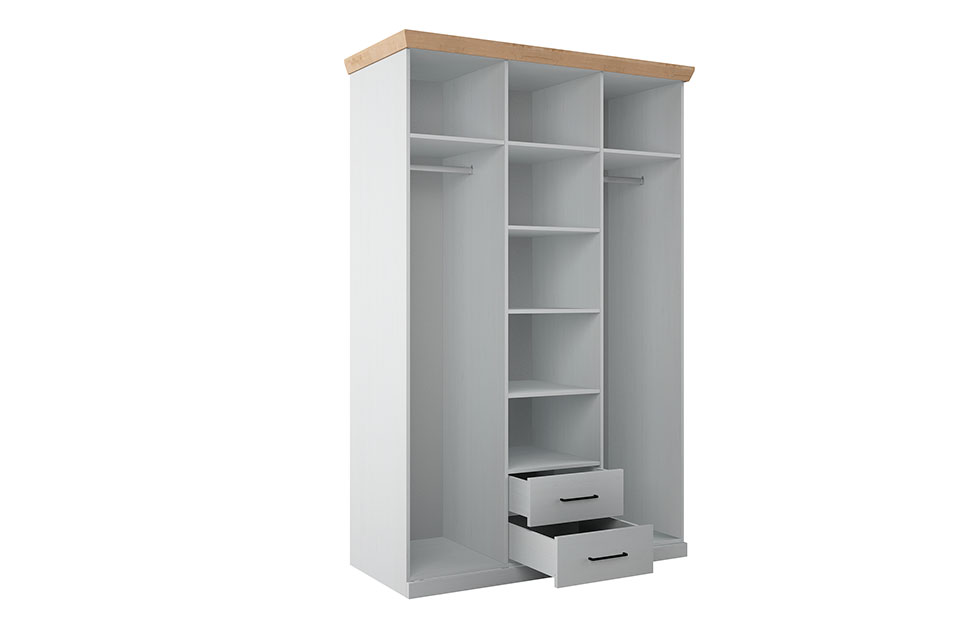 Фото - шкаф 3-дв Магнум с зеркалом 2-ящ 