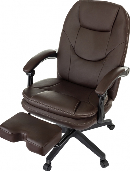 Фото - кресло руководителя Бюрократ CH-868N-BF с подставкой для ног 