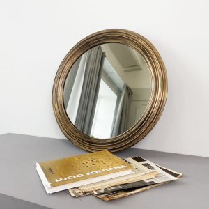 зеркало Новая классика круглое бронза 