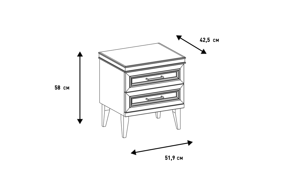 Фото - тумба прикроватная Орландо 