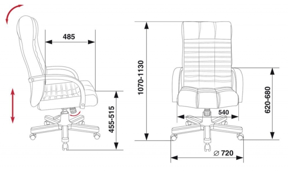 Фото - кресло руководителя Бюрократ KB-10 Walnut 