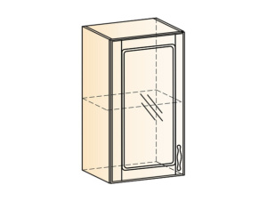 шкаф-витрина Сильва 40  h720 рам 