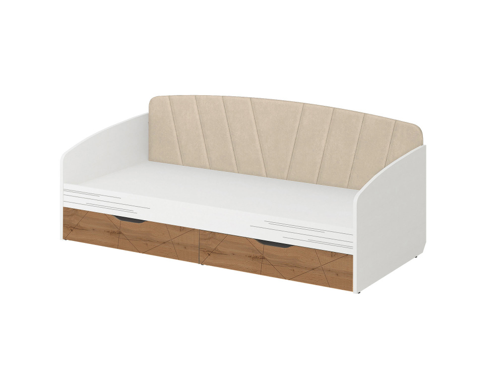 Фото - кровать 90*200 Аляска с ящ 503.11 