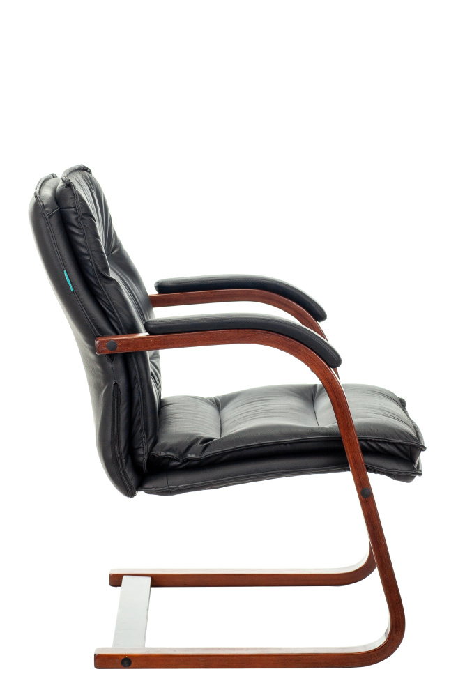 Фото - кресло д/посетителя Бюрократ T-9927WALNUT-AV  