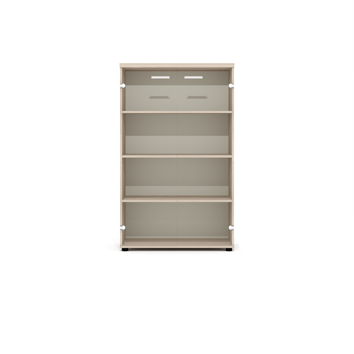 Фото - шкаф д/документов Гранд со стеклом ясень шимо 