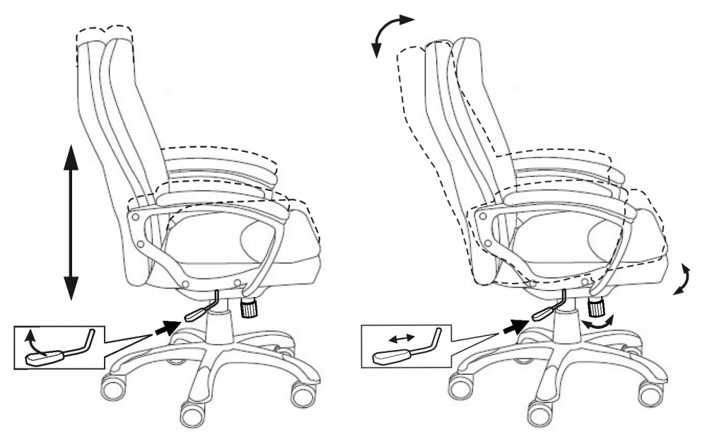 Фото - кресло руководителя Бюрократ СН-868 