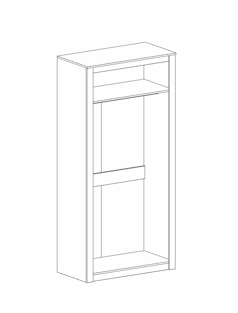 Фото - шкаф 2-дв Даллас 