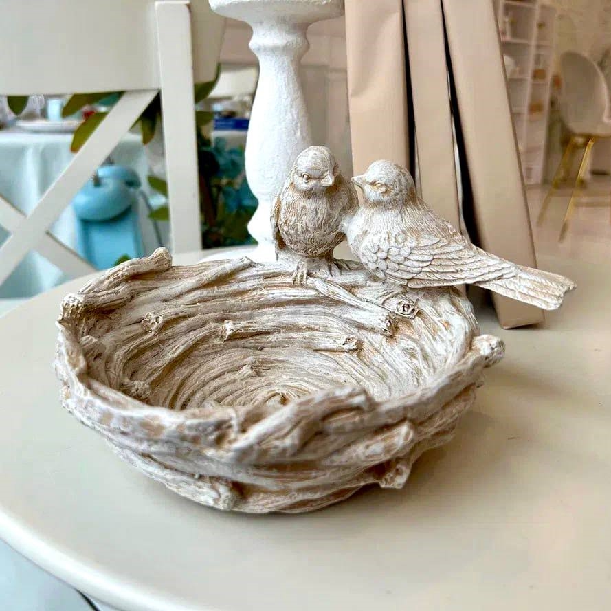 Фото - подставка д/мелочей Птичье гнездо винтаж 