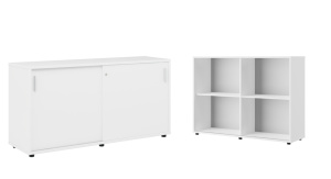 шкаф д/документов Тренд/Trend низкий закрытый купе 