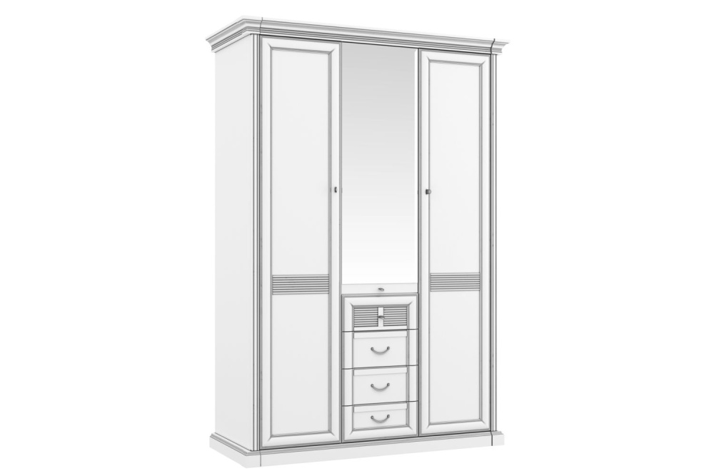 Фото - шкаф 3-дв Изотта 