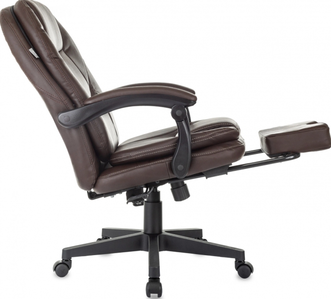 Фото - кресло руководителя Бюрократ CH-868N-BF с подставкой для ног 