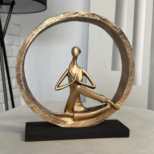 статуэтка Поза йоги №5 бронза 