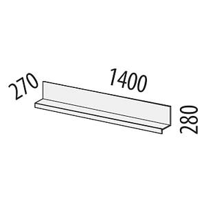 Фото - полка Фреска 140 