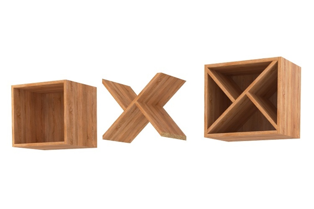 Фото - полка с вставкой Б40+БВ40 