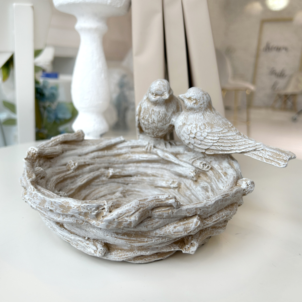 Фото - подставка д/мелочей Птичье гнездо винтаж 