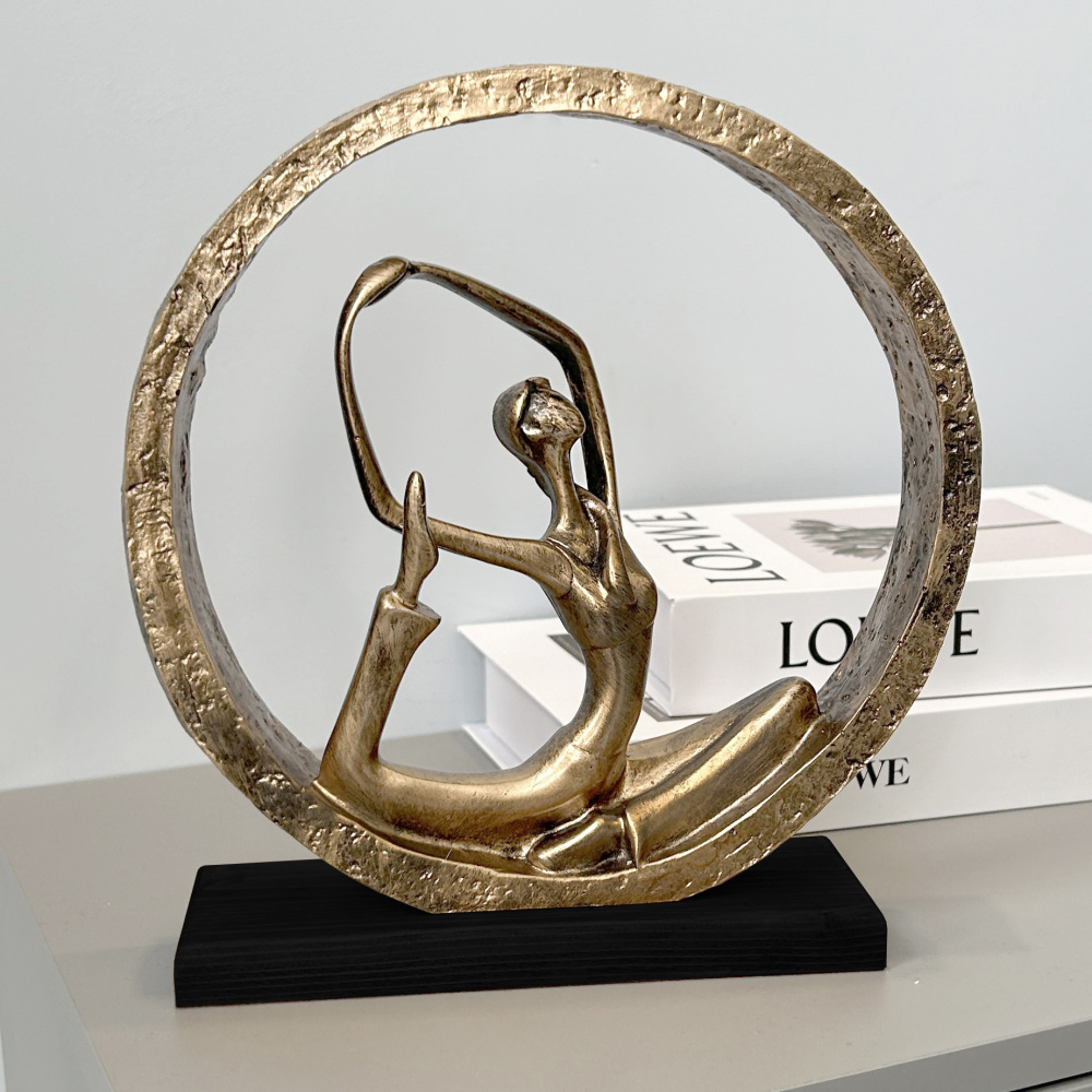 Фото - статуэтка Поза йоги №1 бронза 