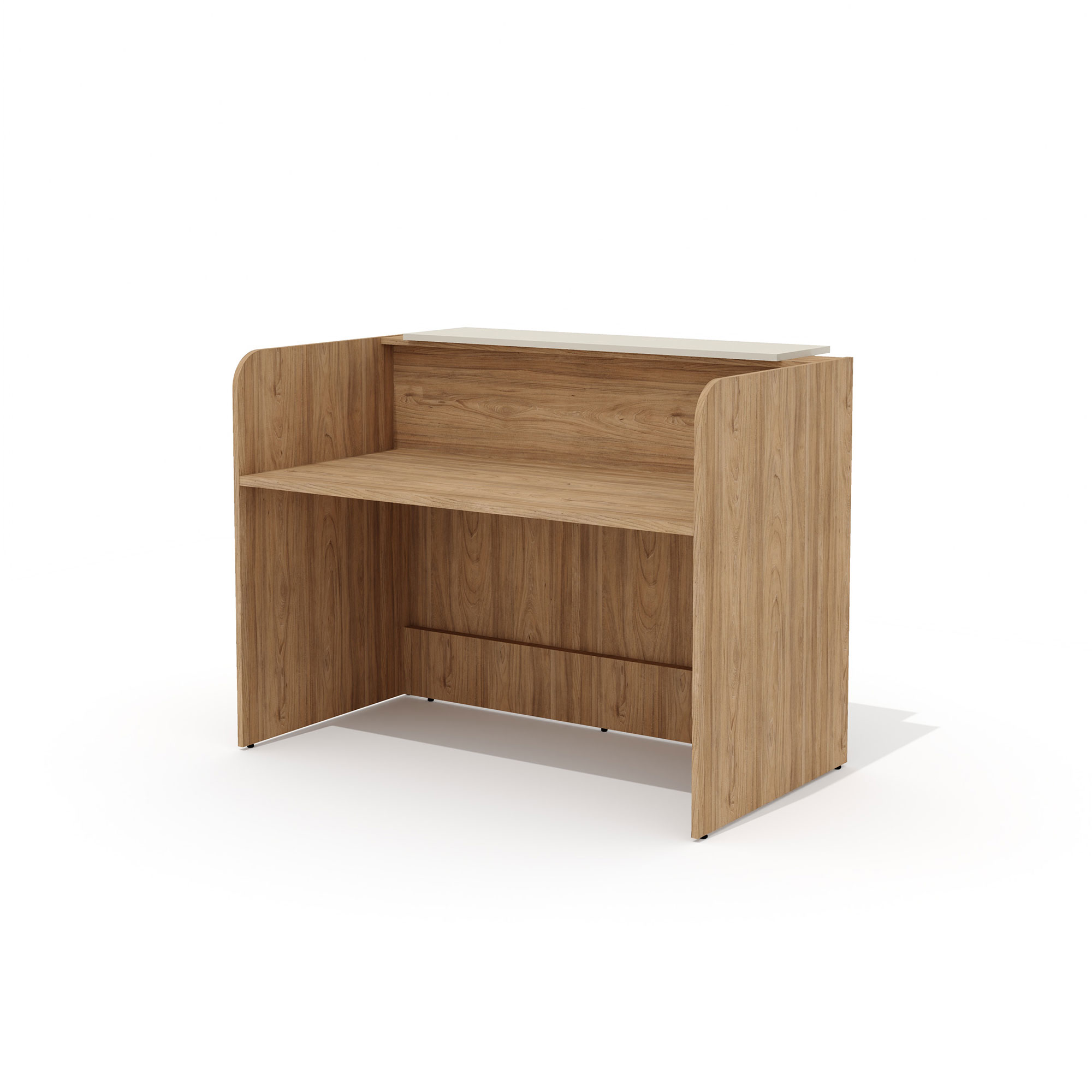 Фото - стойка администратора Рио Ресепшен 140 вяз швейцарский/беж 