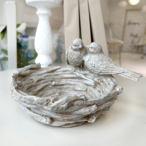 подставка д/мелочей Птичье гнездо винтаж 