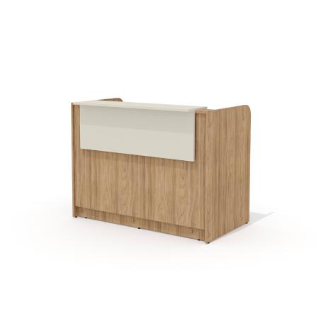 стойка администратора Рио Ресепшен 140 вяз швейцарский/беж 