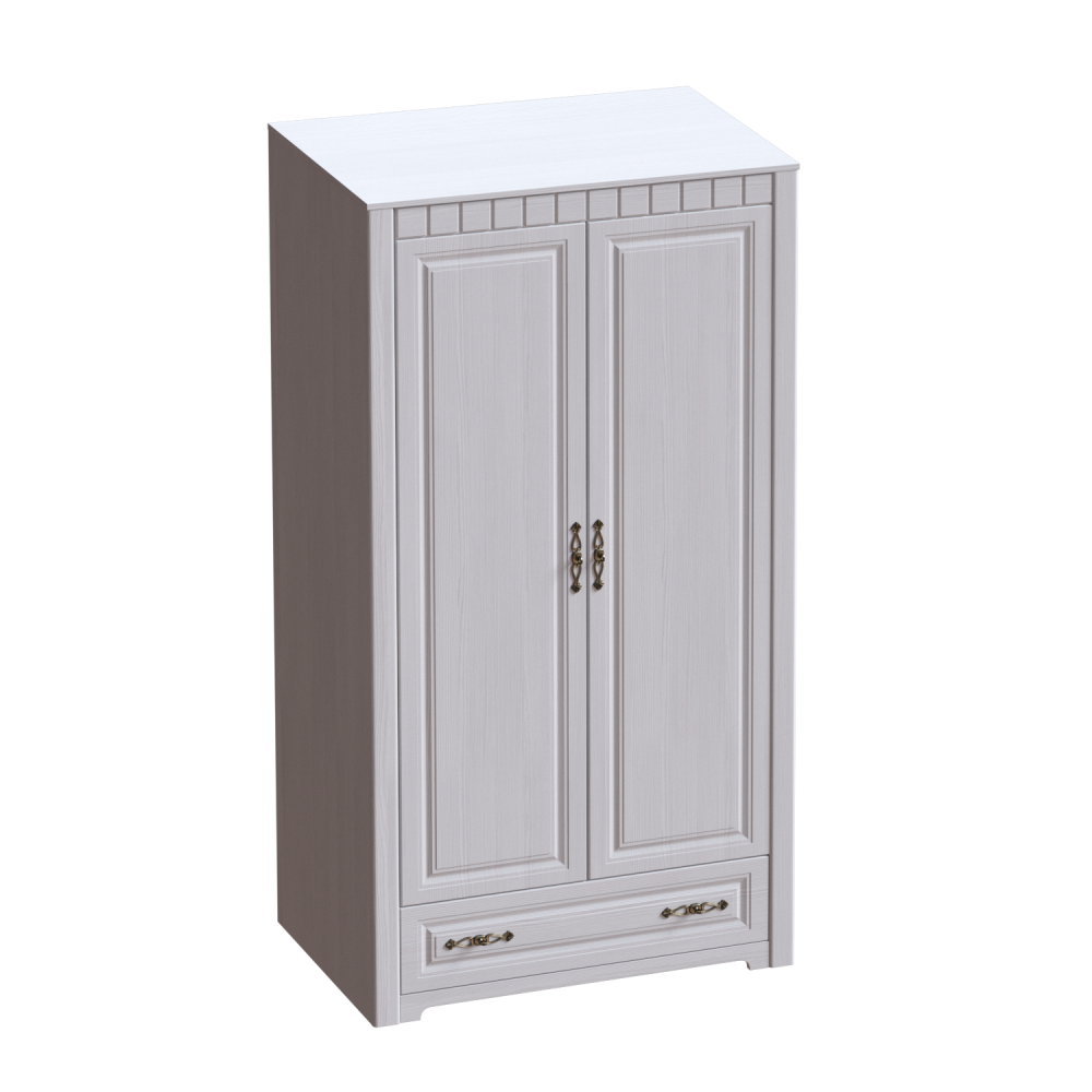 Фото - шкаф 2-дв Прованс 1-ящ с антресолью 