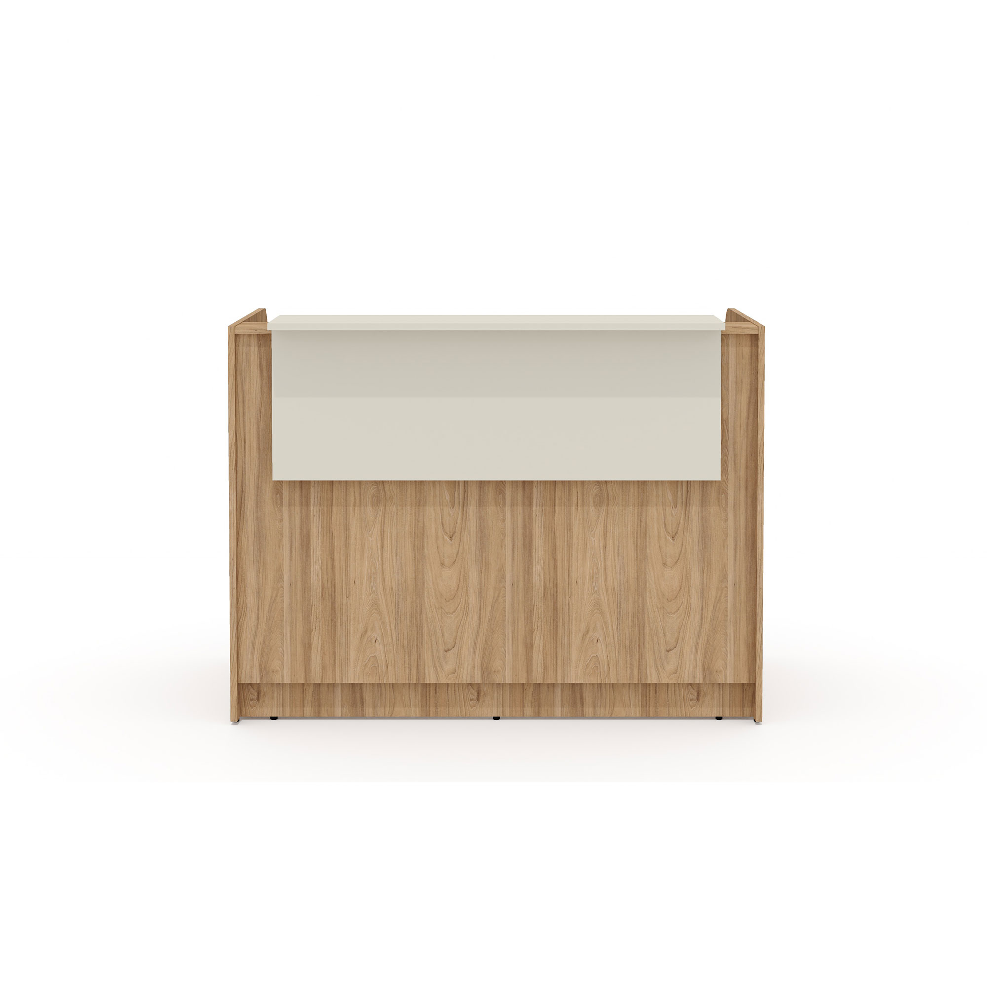 Фото - стойка администратора Рио Ресепшен 140 вяз швейцарский/беж 