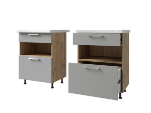 стол Неста 60 2-ящ с боксом 