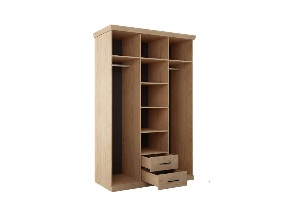 Фото - шкаф 3-дв Магнум с зеркалом 2-ящ 