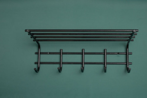 вешалка д/одежды 5 крючков с полкой 