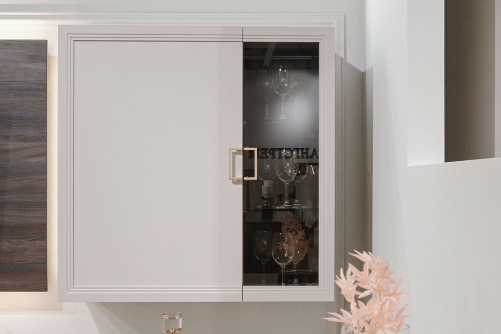 Фото - шкаф-витрина Дольче настенный 