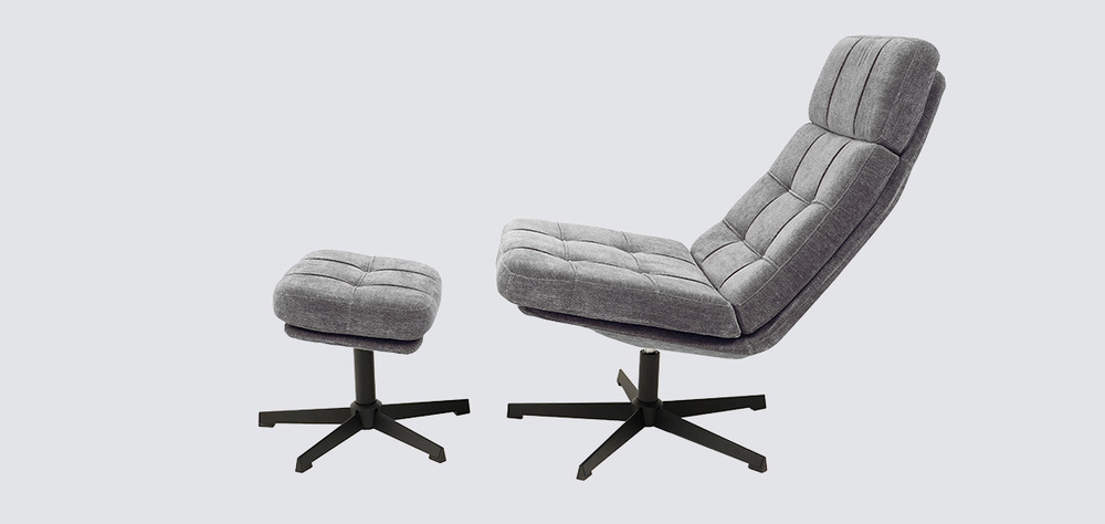 Фото - кресло Леон с банкеткой 