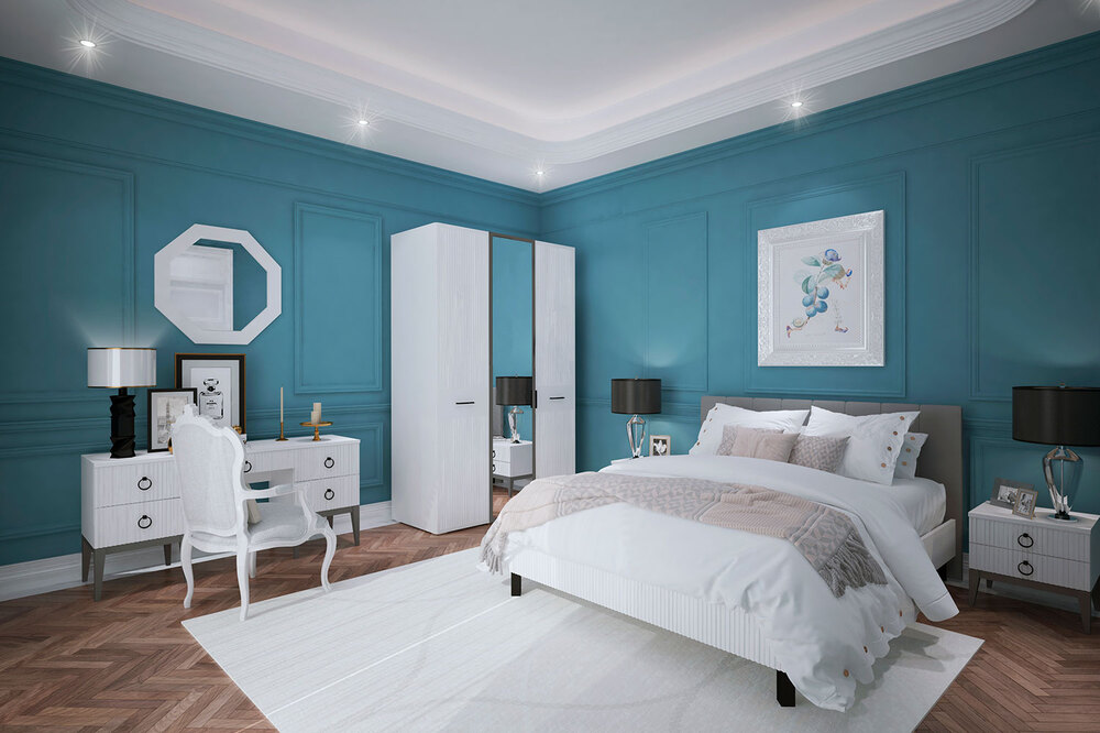 Фото - шкаф 3-дв Хилтон 