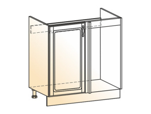 стол угловой Сильва 80 