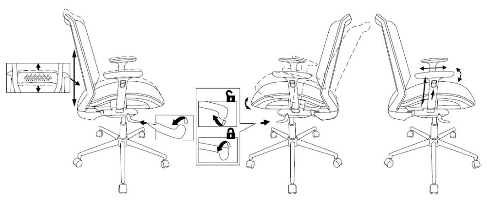Фото - кресло оператора Бюрократ Sirius 
