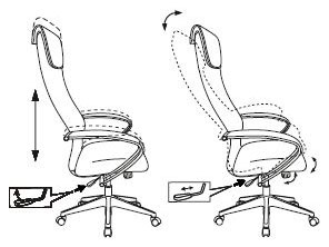 Фото - кресло руководителя Бюрократ CH-607 